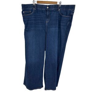 Torrid Bombshell Wide Leg Super Soft Denim High-Rise Stretch Jeans Size 28S